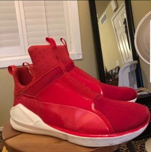 Red Fierce Puma sneakers